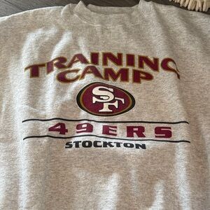 San Francisco 49ers Gray "Training Camp" Sweatshirt